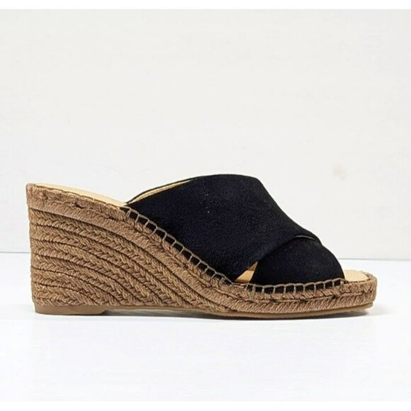 Splendid Women's Britt Square Toe Strap Espadrille Wedge Sandal Size 8 MSRP $150 - Picture 2 of 9